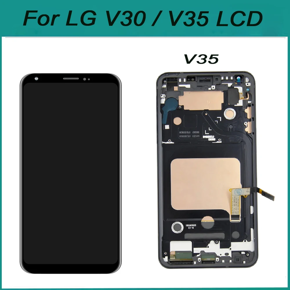 Original For LG V30 V35 LCD Display Touch Screen Digitizer Assembly For LG H930 H930DS H931 H932 H933 LS998U lcd Replacement