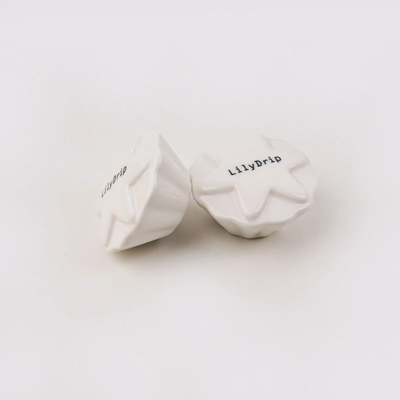 Lilydrip Ceramic LOTOS Pour Over Coffee Dripper Transformer Brewer Assistant Make Wave Paper Filter