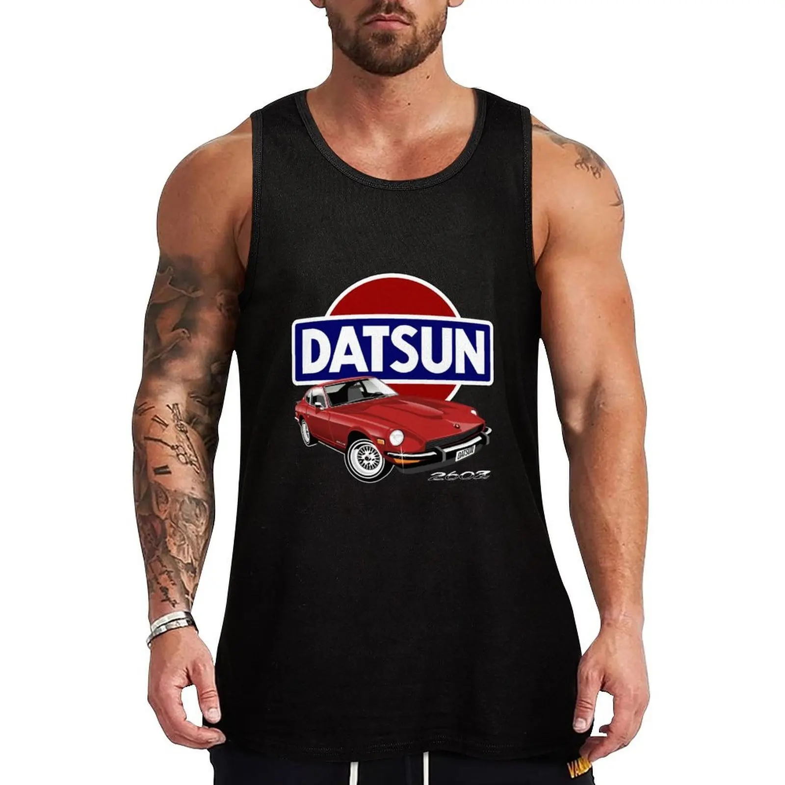 Datsun 260Z red Tank Top Everyday Casual Tank Top Lightweight Loose Shirt