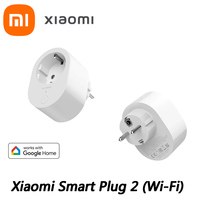 Xiaomi Smart Plug 2 (Wi-Fi)  3680W Max EU Power Adapter Socket Remote Control Assistant Wireless Switch Plug