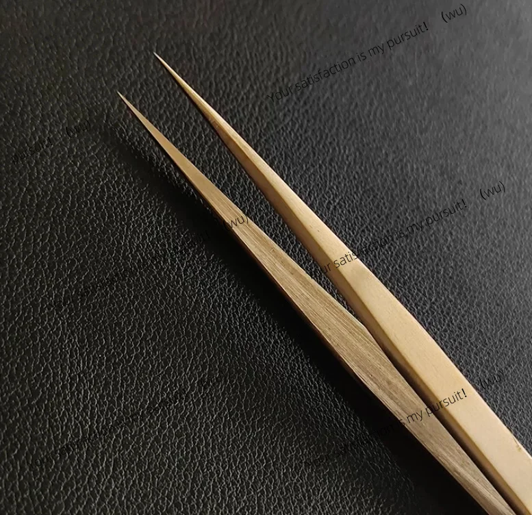 For Watchmaker Watch repair tools Precision Brass tweezers hand-polished Non-Magnetic with Very Fine Point Tips