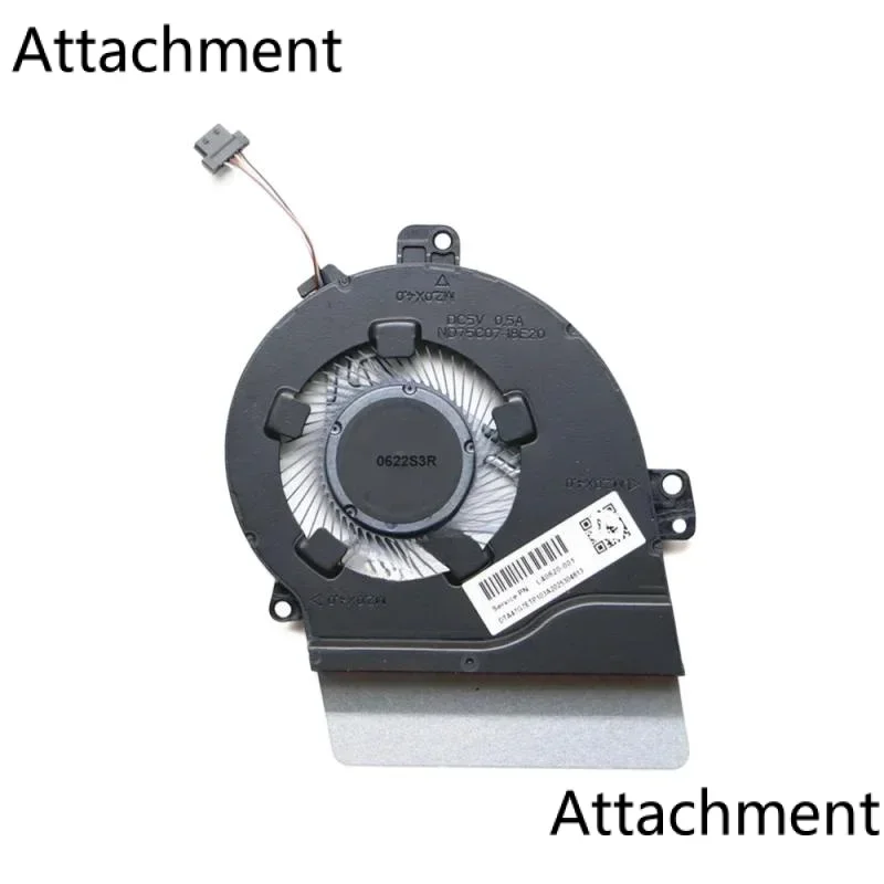 New Original laptop CPU cooling fan for HP TPN-Q208 15-cs 15-cs3037tx L40620-01 0