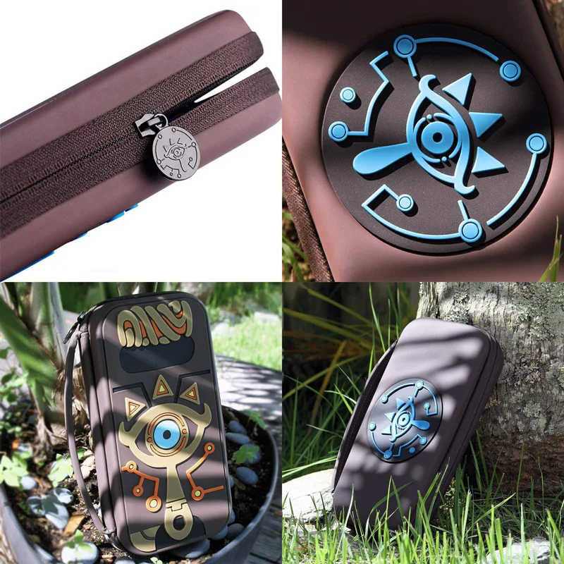 Para nintendo switch/switch oled console caso de transporte acessórios saco de armazenamento bolsa portátil à prova dportable água caso viagem dura