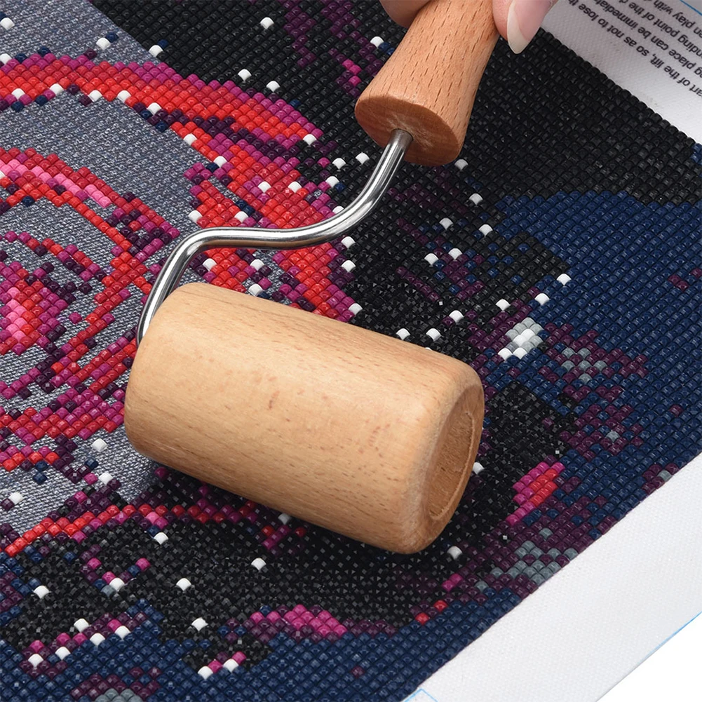 

Набор из 3-х деревянных роликов для алмазной вышивки 5D, инструменты для DIY алмазной живописи