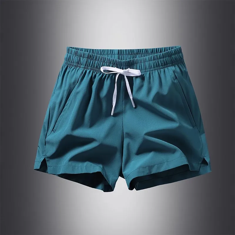 New Summer Men's Shorts Fashion Sports Casual Pants Solid Color Shorts Beach Pants Men Sweat Shorts Man Running Sweatpants