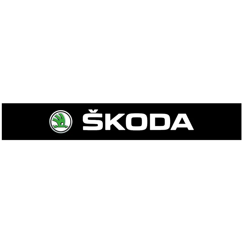 Car Front Windshield Stickers Front and Rear Decorative Decals Sticker for Skoda Octavia A5 Mk1 Fabia Superb Rapid Mk3 Accessor