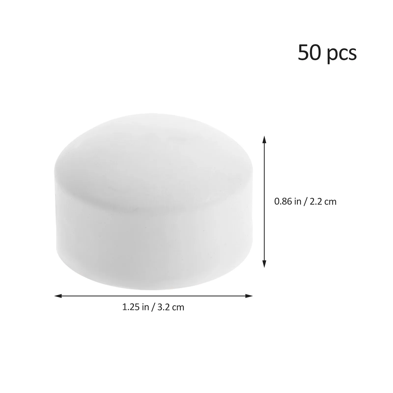 50Pcs Ppr Water Pipe End Caps Dn25 Inner Diameter 24mm Hot Melt Plug Durable Pipeline Stopper for Hydropower Home Improvement