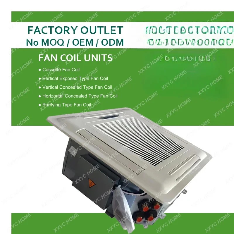 High Quality FanCoil Central Air Conditioning Ceiling Cassette Fan Coil Units