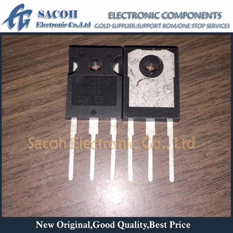 

New Original 10Pcs/Lot FGH30S130P TO-247 30A 1300V IGBT Transistor In Stock