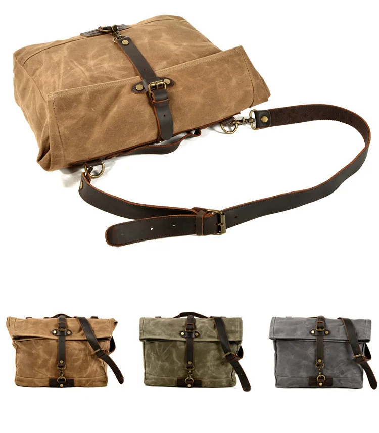 

Vintage Motorcycle Saddle Bags Waterproof Canvas Scooter Saddlebags Universal Cruiser Motorbike Dirt Bike For Honda Rebel 250