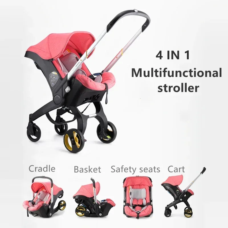 

Baby Stroller 3 in 1 High Landscape Newborn Car Seat Stroller Infant Trolley Wagon Portable Baby Pushchair Cradle Travel System