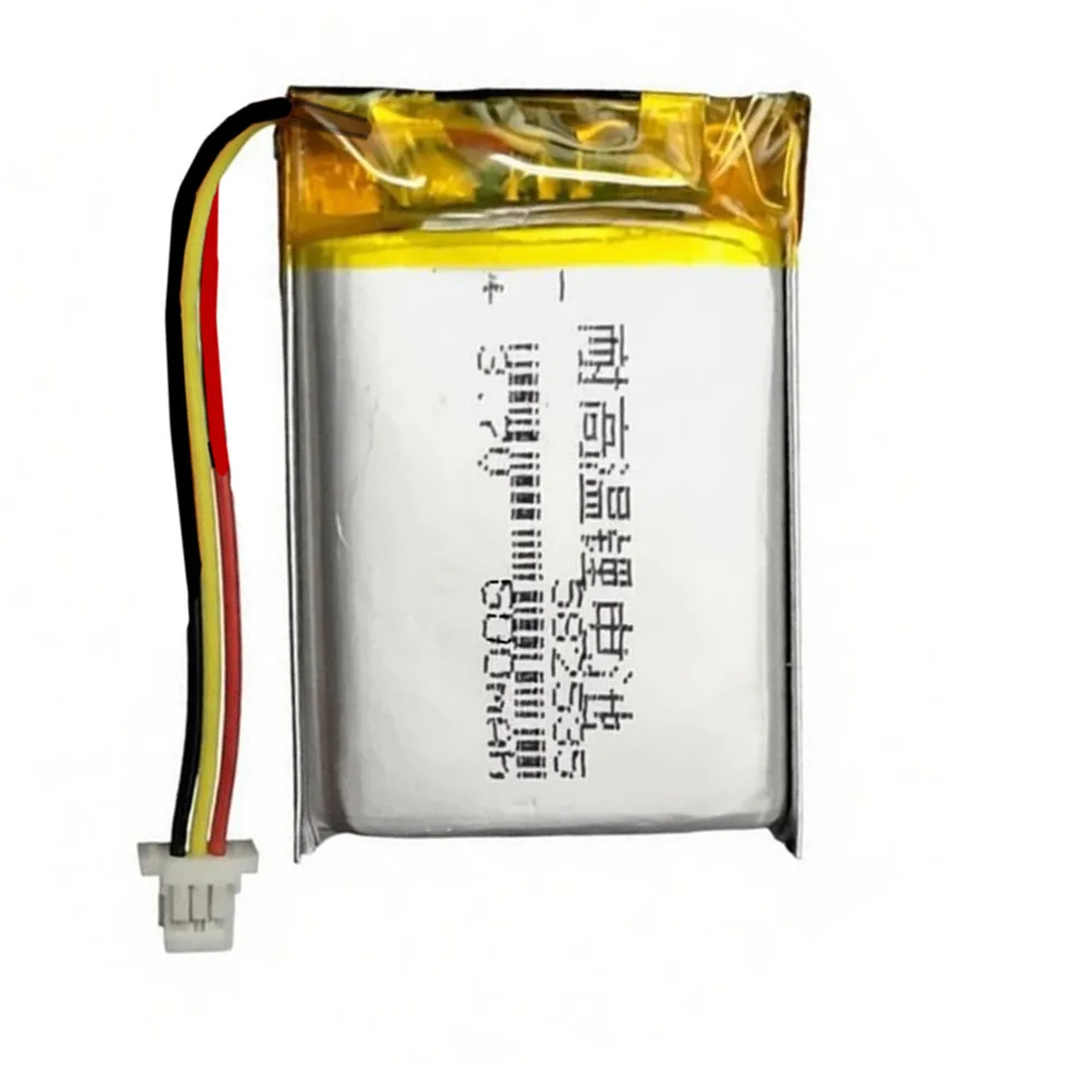 600mAh 3.7V 582535 SH 1.0mm 3P Plug Polymer Lithium Rechargeable Battery For MP3 PS5 GPS Bluetooth Speakers Headphones Headset