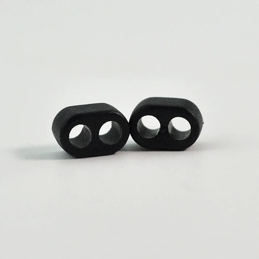 Earphone cable splitter silicon slide wire special double hole 3.0mm