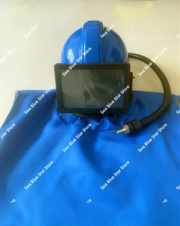 

Protective helmet, sandblasting cap, oxygen supply for , safety protection, sandblasting helmet, cap mask, sandblasting helmet