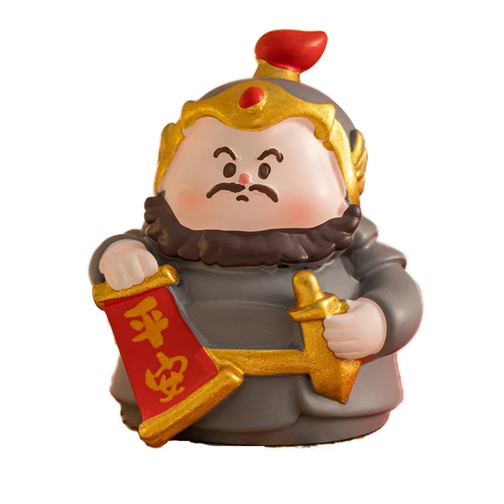 

Desk Centerpiece Cartoon Lucky God Figurine Cute Resin God of Luck Statue Exquisite Mini Desktop Trinkets Office