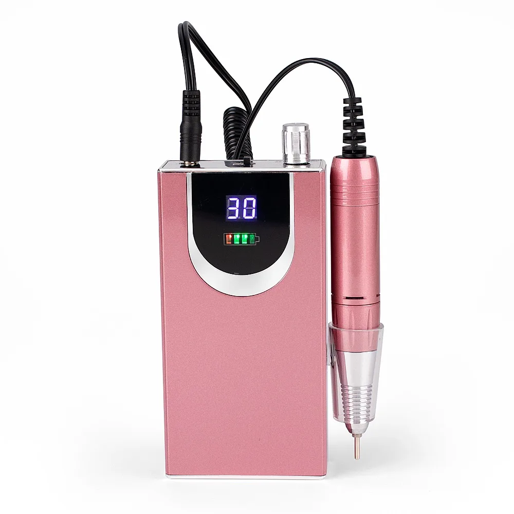 Full Aluminum Construction Professional Portable Electric Nail Drill 30000RPM High Quality Private Label E File Rechargeable