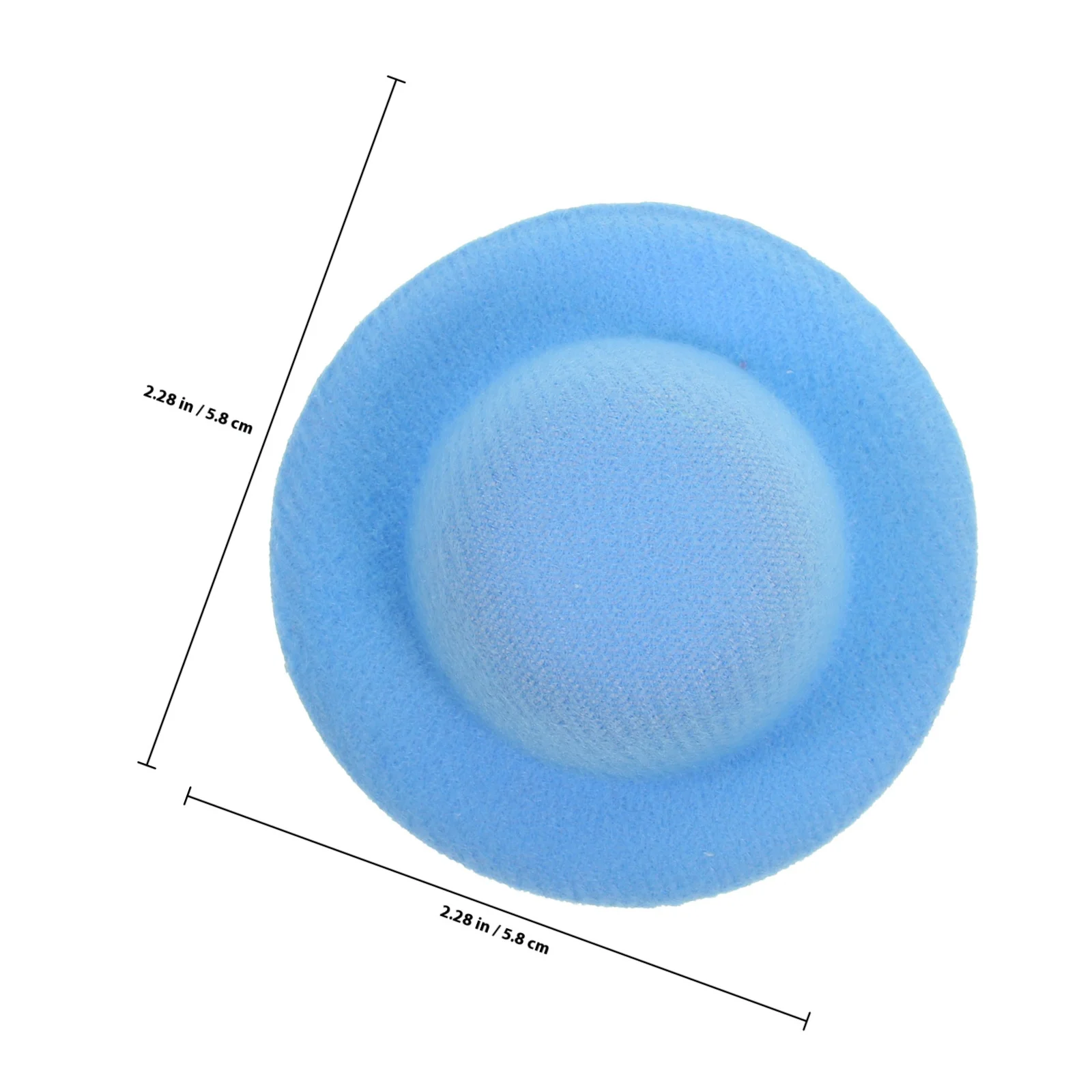 10 قطعة القبعات الصغيرة الديكور الصغيرة DIY بها بنفسك الحرفية القبعات للإبداعية منزل صغير زخرفة اكسسوارات قبعة صغيرة الزخرفية DIY بها بنفسك قبعة #2