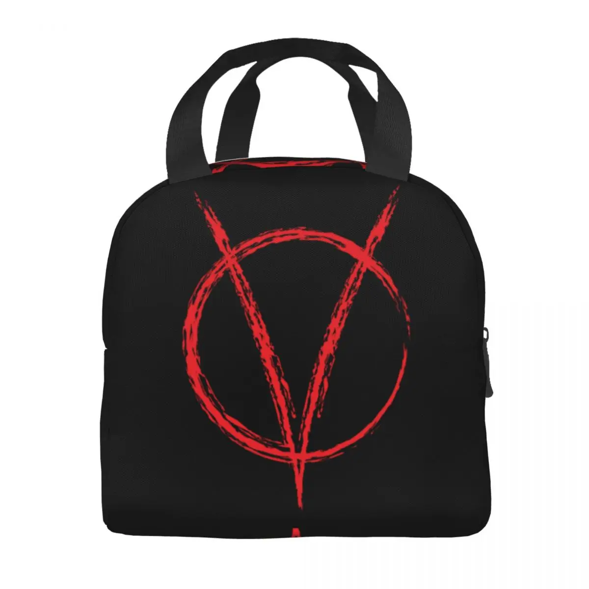 V Is For Vendetta W Was For War Waterproof Oxford Portable Thermal Lunch Bags Box Picnic Food Bag Multifunction