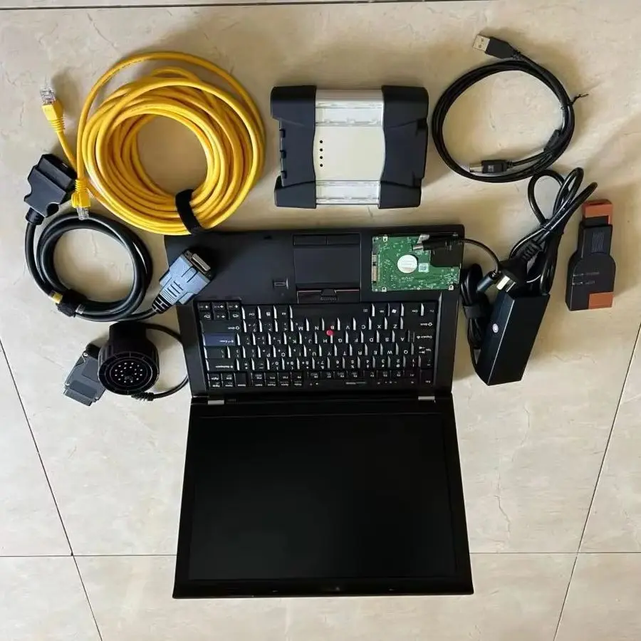 

Многоязычные диагностические инструменты для BMW NEXT + жесткий диск 1 ТБ D4.52 OBD2, программное обеспечение для программирования, 90% новый ноутбук, процессор T410 i5, прямая работа