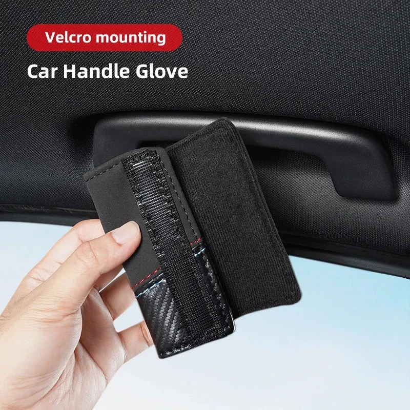 2Pcs Car Interior Door Handle Cover Handgrip Protect Casing For VW GTI Polo Golf Passat Tiguan Arteon Touareg Taigo Caddy Jetta view 4