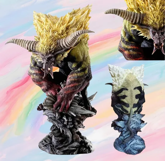 

In Stock Original Authentic Statue Golden Lion CAPCOM Monster Hunter CFB Candid Figure Model Collection Holiday Gifts