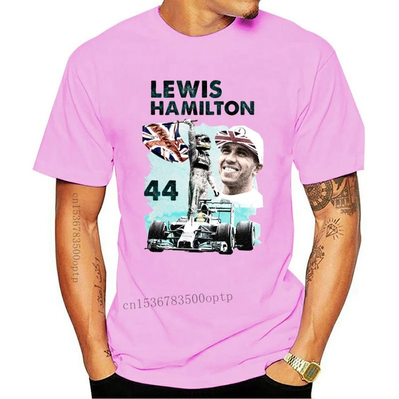 Mens Lewis Hamiltones Tribute Fan T-Shirt2021 Fashion Brand Men Tops Street Wear T-Shirt