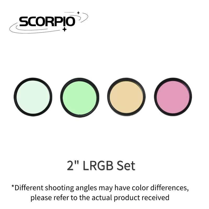 

Набор фильтров для визуализации Скорпион Astro 2 дюйма/36 мм LRBG, подходящий для визуализации глубокого неба, для астрономической фотографии