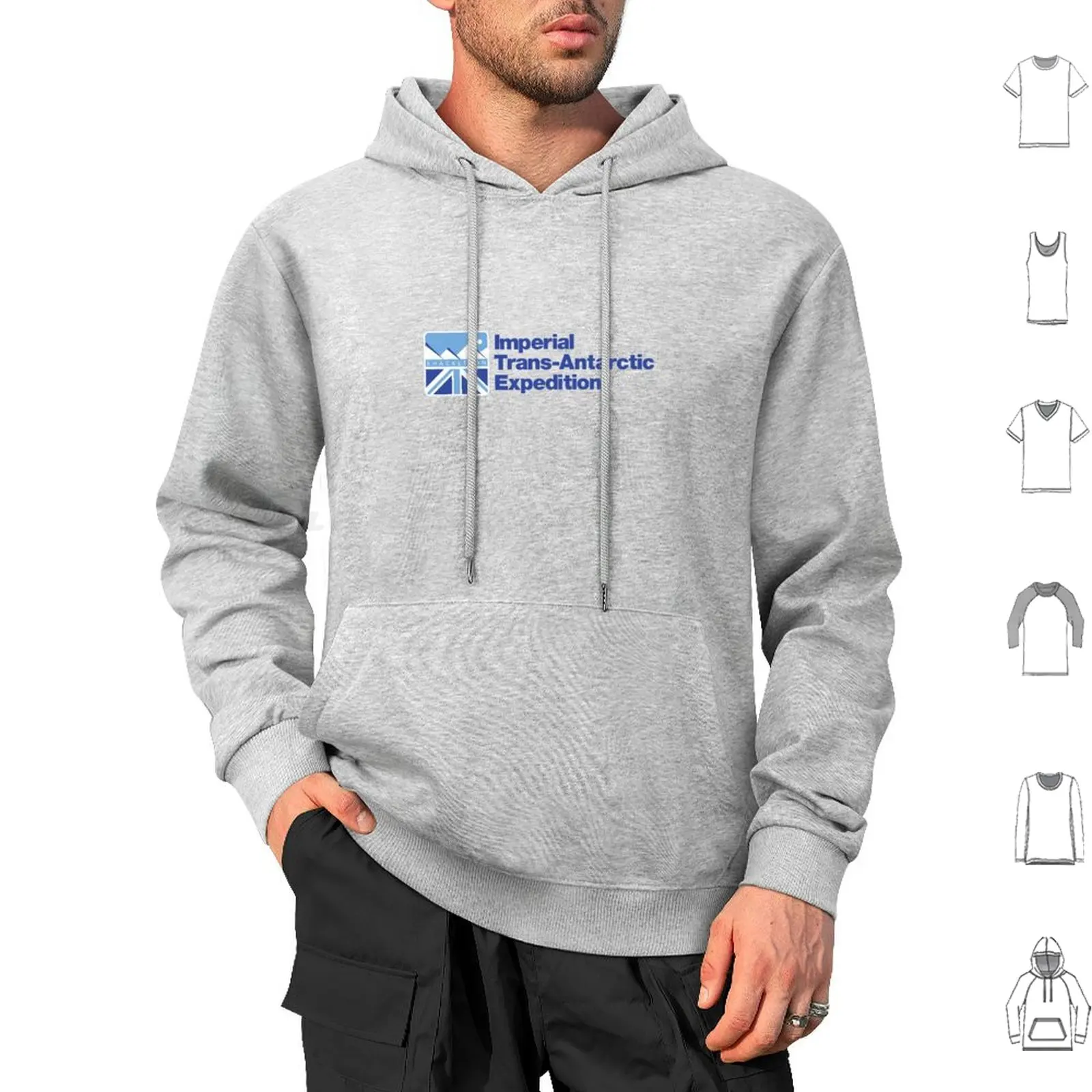 Shackleton Imperial Trans-Antarctic Expedition ( South ) Hoodies Long Sleeve Shackleton South Pole Antarctic Antarctica