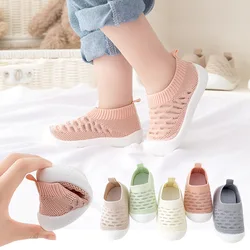 Baby Sneaker Casual Flat Sneakers Shoes Kids Shoes Anti-slip Soft Rubber Bottom Children size Girls Boys Sports Shoes Spring