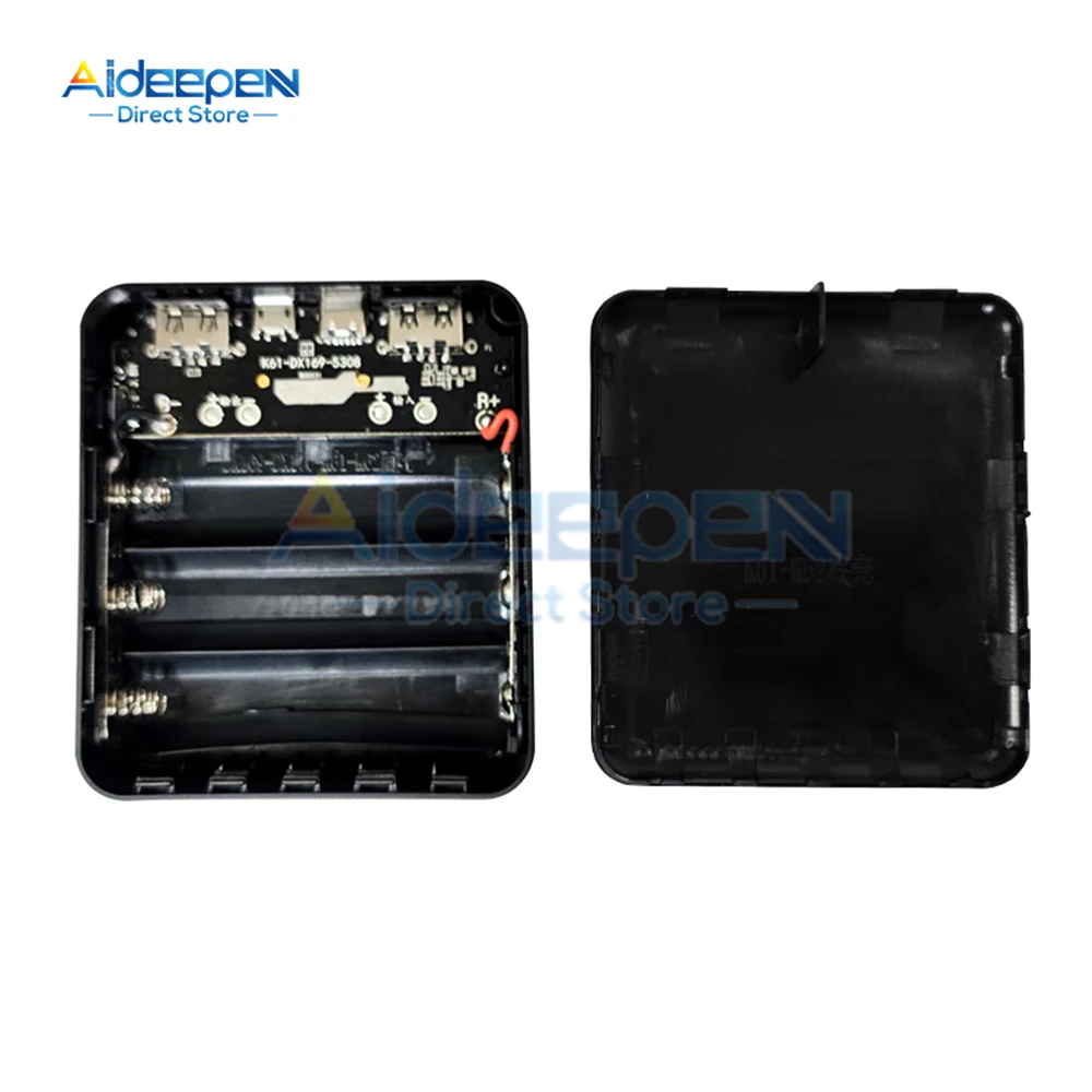 3*18650 etui na ładowarkę DIY Power Bank Box Charge 5V 2A podwójne wyjście USB schowek na baterie dla iPhone Xiaomi