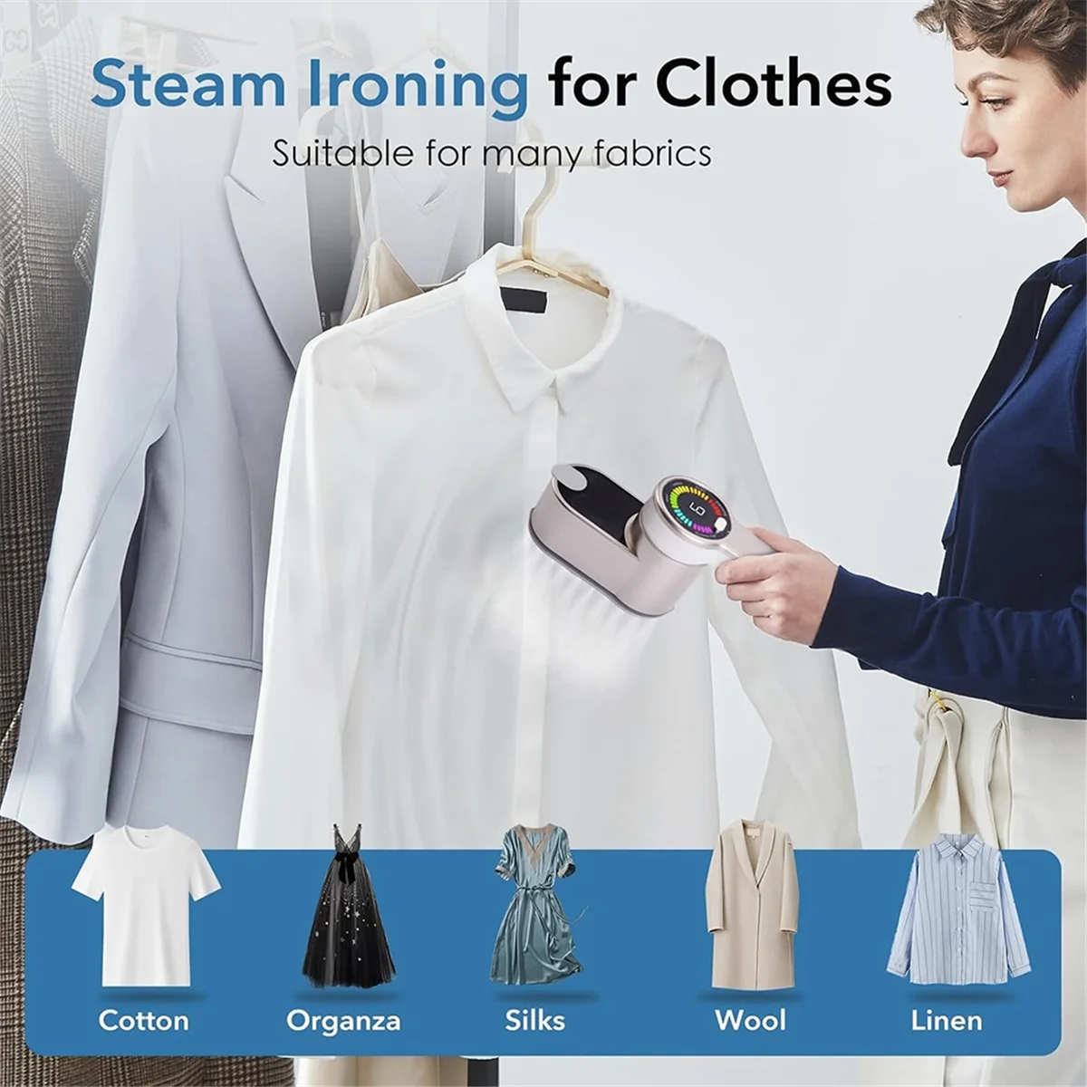 【Buy It-Now!】Mini Steam Travel Iron