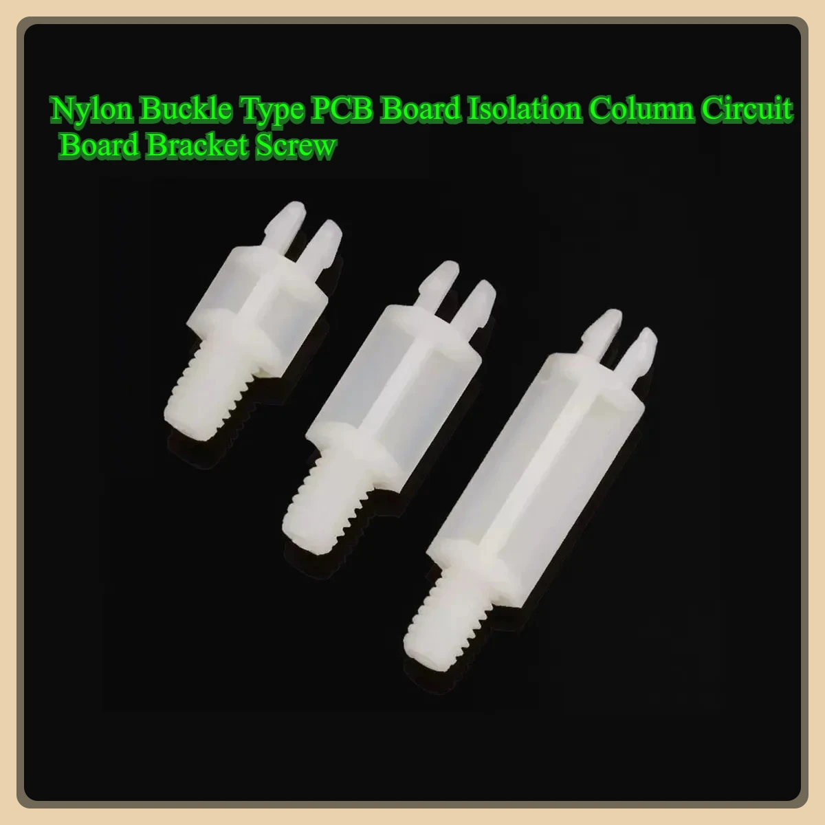Nylon Buckle Type PCB Board Isolation Column Circuit Board Bracket Screw Type Plastic Fixing Column SPT/PMT/SMT Series