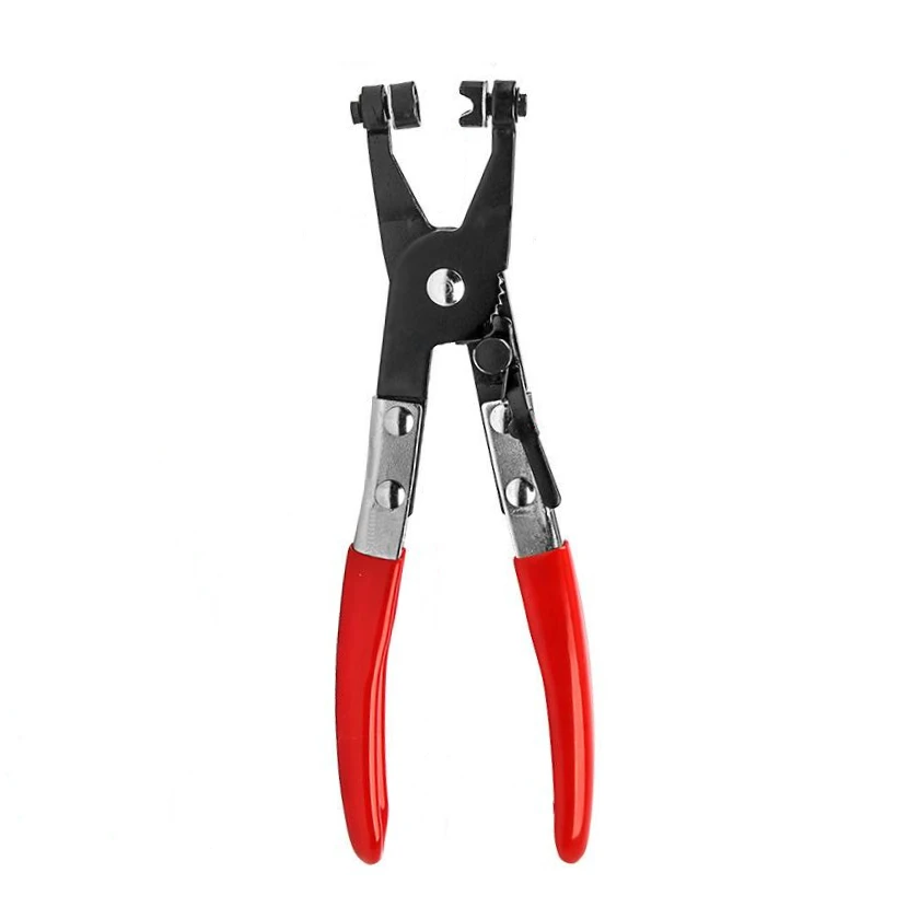 Car Tubing Pipe Clamping Pliers Auto Hose Clamps Straight Throat Bundle Clamp Pincers Removal Auto Repair Tools Alicates