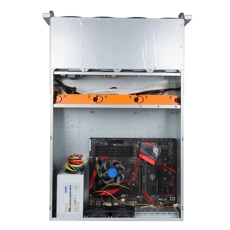 4U‑R4424 Rack‑Mount Storage Server Case, 24 Hot‑Swap Drive Bays, ATX Compatible, CRPS Redundant PSU for AI Cloud Workload