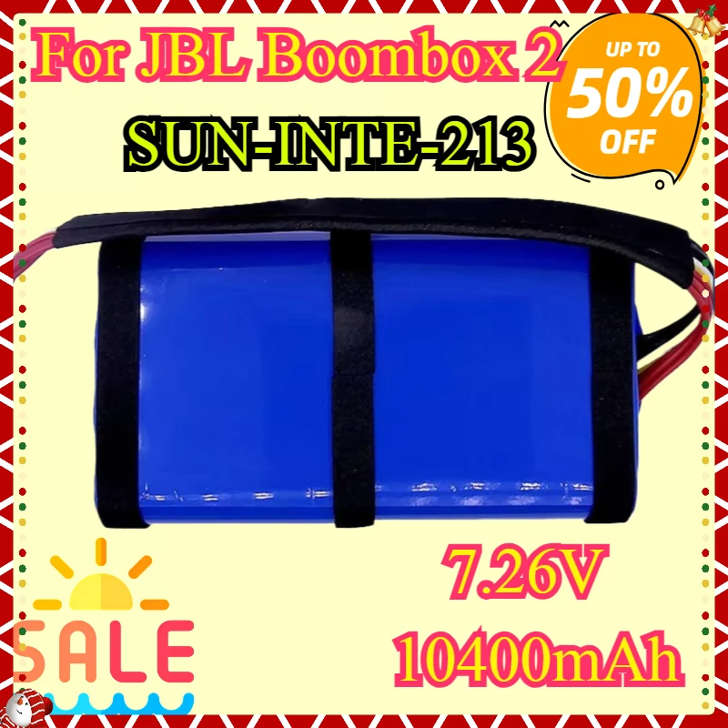 

New High Quality Replaceable Battery for JBL Boombox 2 10400mAh for JBL Boombox 2 SUN-INTE-213 Bluetooth Speaker Accumulator