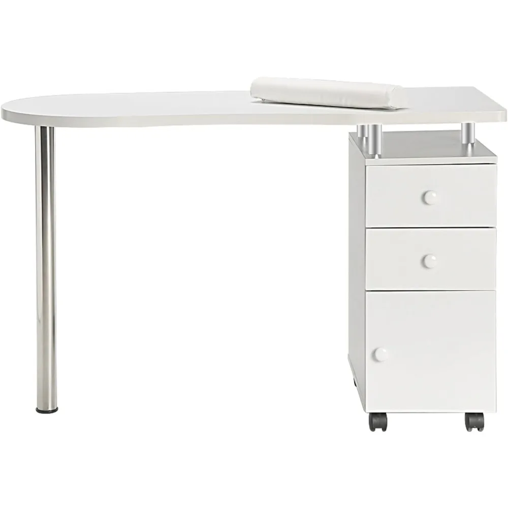 

Nail Art Workbench Modern Simple Convenient Portable Nail Art Table White