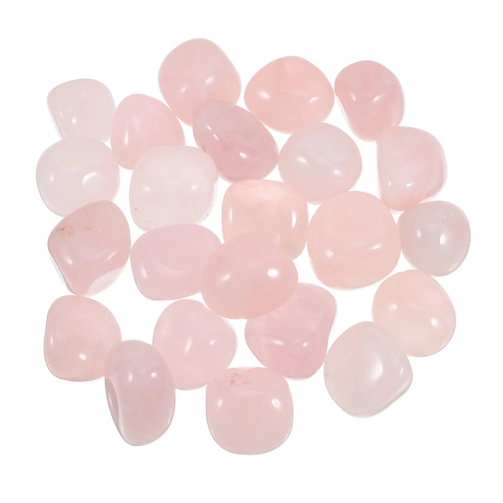 

300G 2-3Cm Natural Rose Quartz Polished Stones Healing Crystals Pebbles Fish Tank Rocks Terrarium Decor Vase Fillers Tumbled
