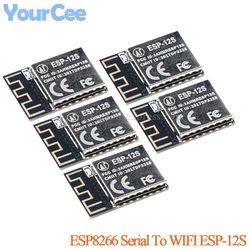 5pcs/1pc ESP8266 Serial To WIFI ESP-12S Industrial Grade Wireless Module ESP-12 ESP 8266 IOT