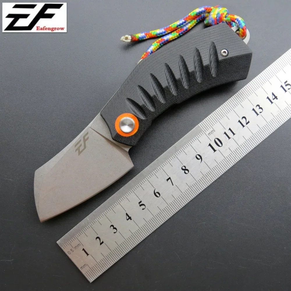 New Eafengrow Ef85 Folding Knife D2 Steel Blade+g10 Handle Pocket Knives Hot Camping Hunting Edc Tool Tactical Survival knife