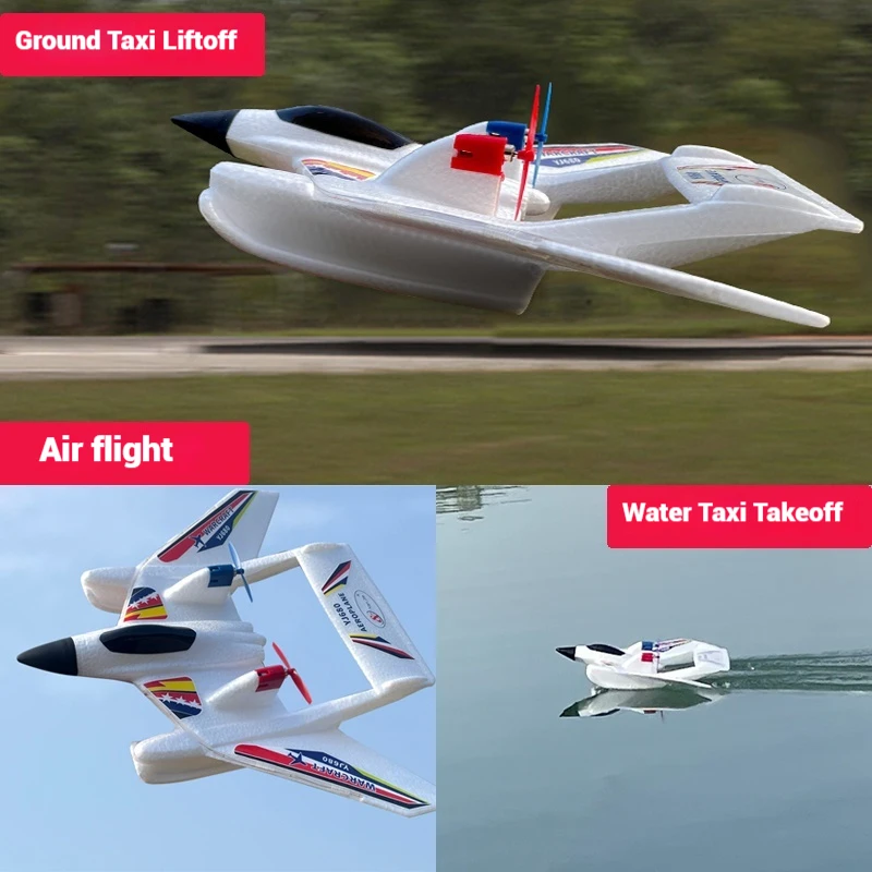 Children remote control aircraft foam boy toy unmanned combat aircraft model fall resistant and water takeoff resistant