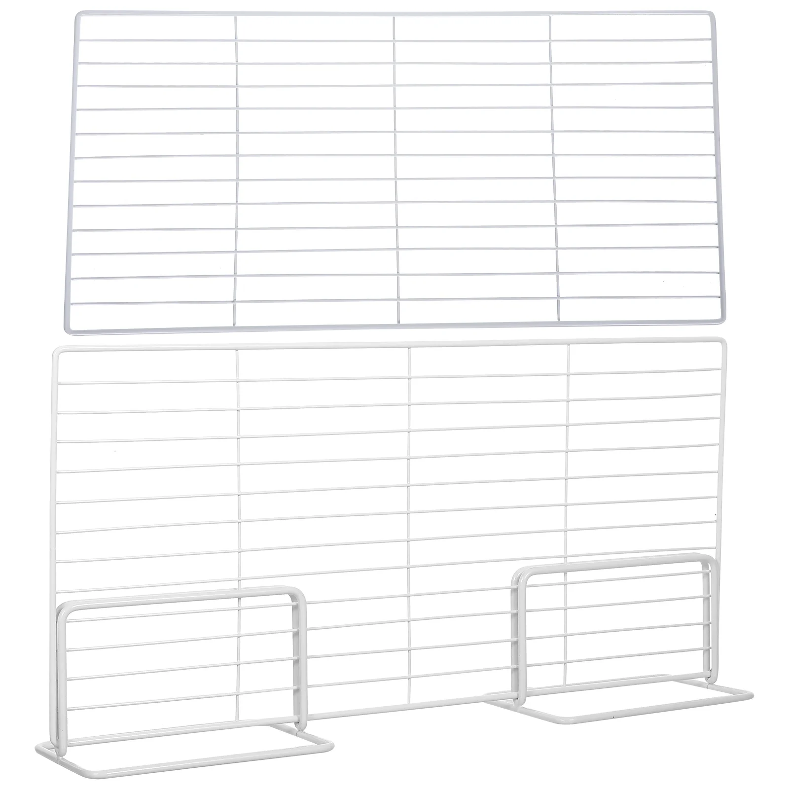 adjustable-freezer-shelf-divider-iron-wire-rack-organizers-refrigerator-storage-supermarket-ice-cream-food-organizers