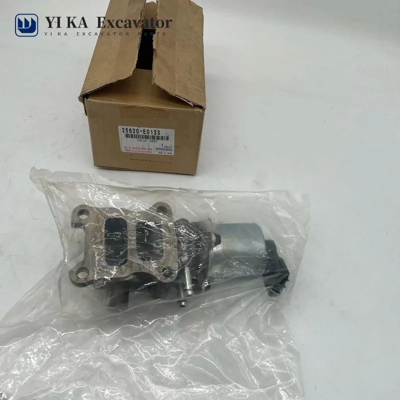 For Kobelco EGR valve SK200, 240, 260, 350-8 ultra 8 waste gas pipeline solenoid valve Hino J05E, J08E, original factory