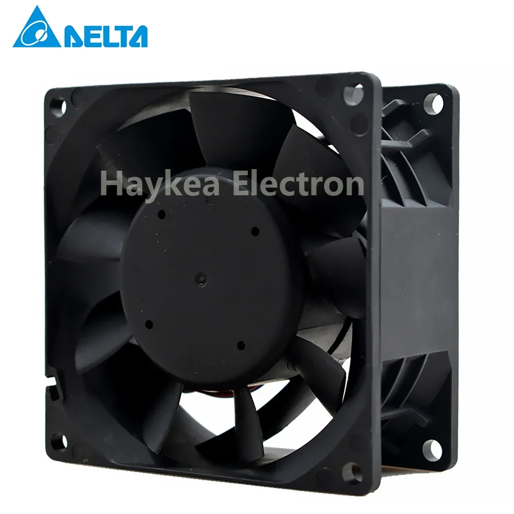 for delta PFC0812DE 8038 1.86A 12V 4 wire PMW double bearing violent cooling fan