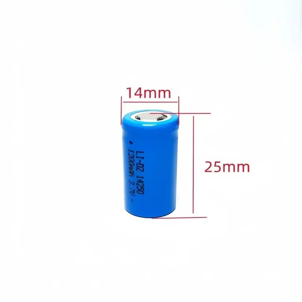 14250 Rechargeable Battery LS14250 ER14250H 1/2-R6 1/2 AA 1200mAh 3.7V Lithium-ion Battery