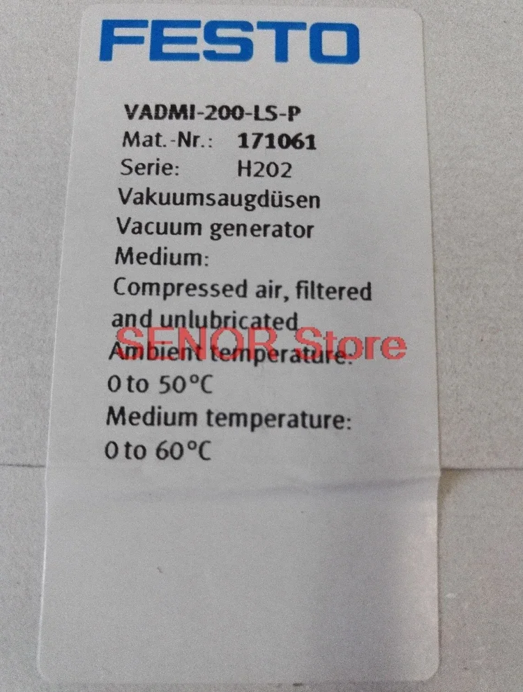 

Original brand new vacuum generator VADMI-200-LS-P 171061
