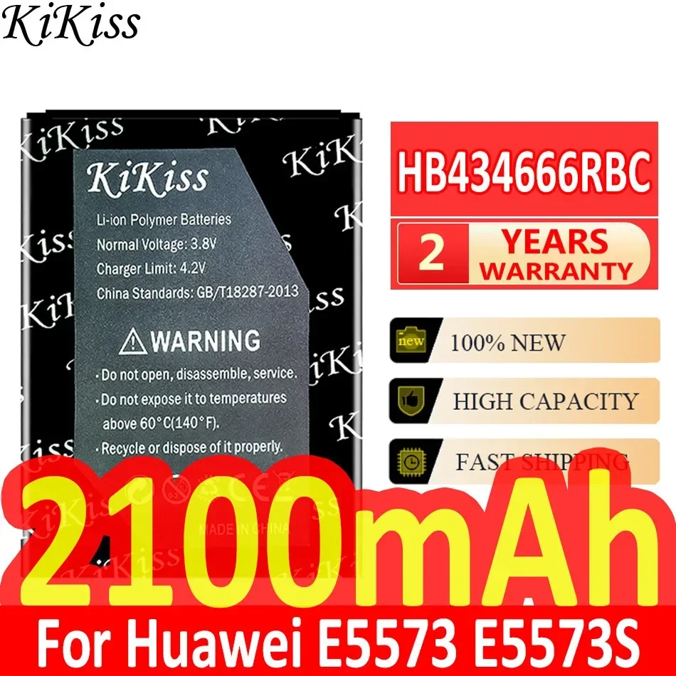 

KiKiss Батарея HB 434666 RBC 2100 мАч для маршрутизатора Huawei E5573 E5573S E5573s-32 E5573s-320 E5573s-606 E5573s-806 мобильного телефона