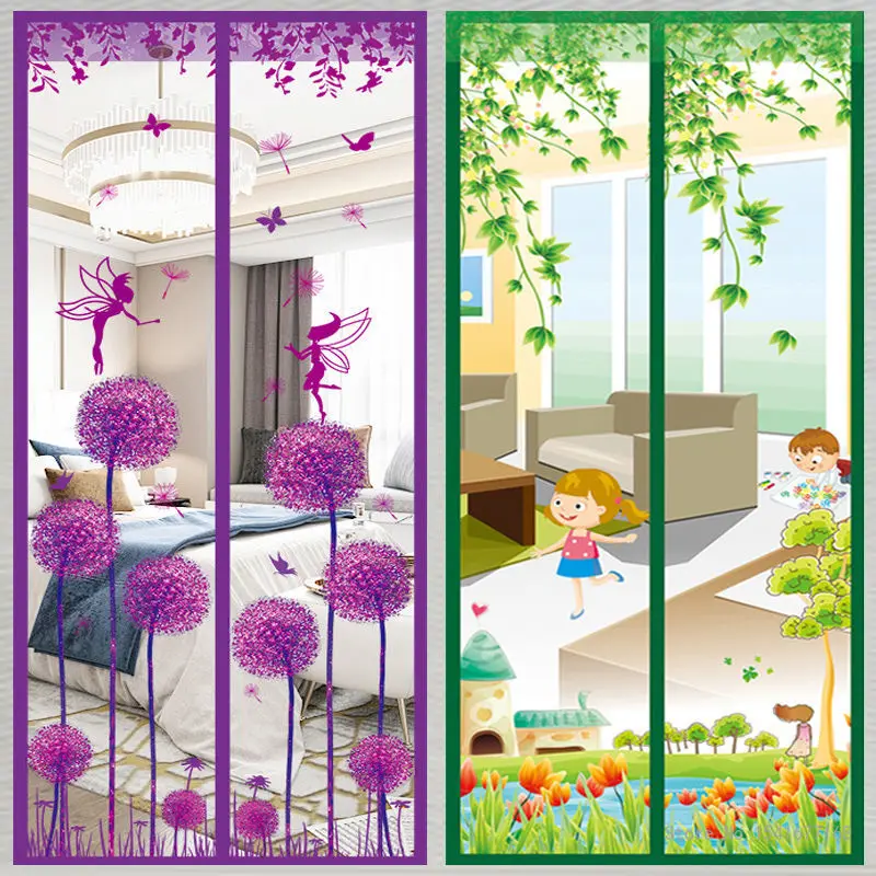 

Magnetic Screen Door Curtain, Anti Mosquito Net, Insect Fly Bug Curtains, Automatic Closing Mesh, Summer