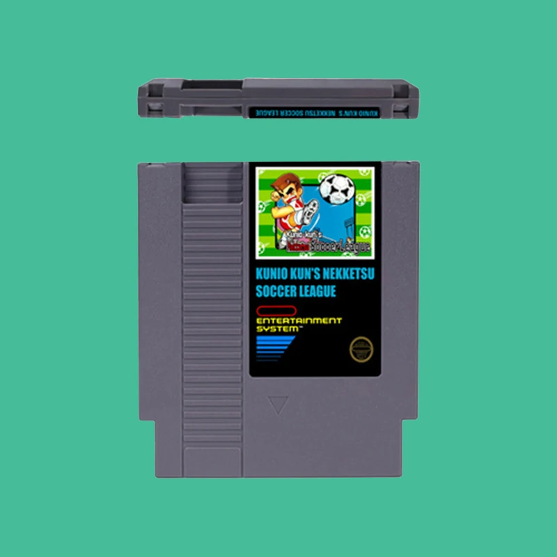 Kunio-kun Nekketsu Soccer League - Cartuccia di gioco da 72 pin per console per videogiochi NES a 8 bit