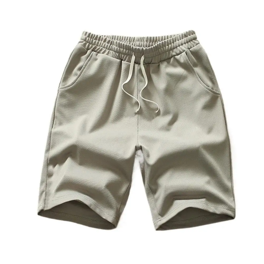 Summer Men Casual Shorts Man Soild Drawstring Shorts Running Fitness Shorts Gym Basketball Shorts Sport Beach Shorts Men Clothes