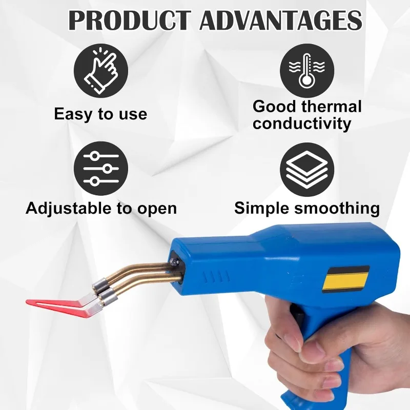 

Stainless Steel Plastic Welding Tip Smooth Head Replacement Soldering Accessories for Car Bumper Repair Kayaks